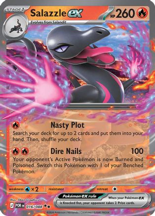 Salazzle ex - 016/088 16 - [ME03 Perfect Order] Holofoil