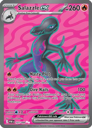 Salazzle ex - 101/088 101 - [ME03 Perfect Order] Holofoil