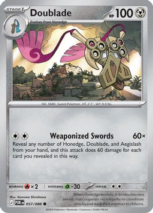 Doublade - 057/088 57 - [ME03 Perfect Order] Reverse Holofoil