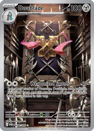 Doublade - 098/088 98 - [ME03 Perfect Order] Holofoil