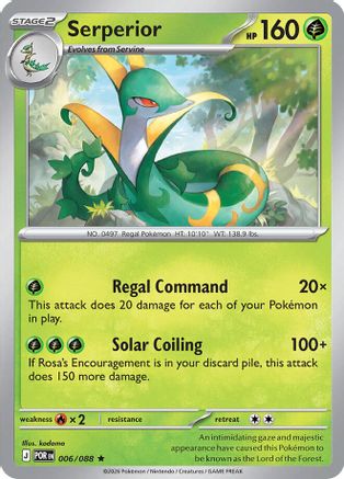 Serperior 6 - [ME03 Perfect Order] Reverse Holofoil