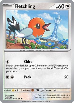 Fletchling 66 - [ME03 Perfect Order] Reverse Holofoil