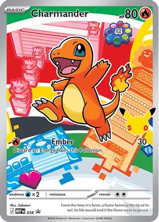 Charmander - 038 38 - [ME Mega Evolution Promo] Holofoil