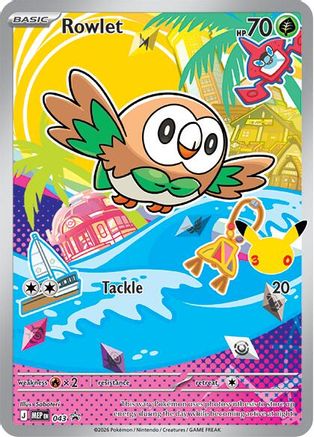 Rowlet - 043 43 - [ME Mega Evolution Promo] Holofoil
