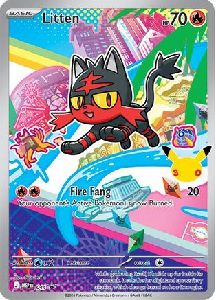 Litten - 044 44 - [ME Mega Evolution Promo] Holofoil