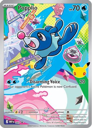 Popplio - 045 45 - [ME Mega Evolution Promo] Holofoil