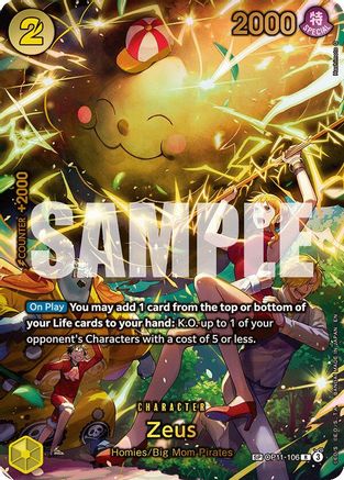 Zeus (SP) (OP11-106) - Adventure on Kami's Island