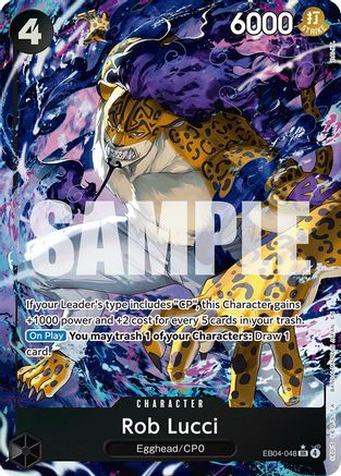 Rob Lucci (Alternate Art) (EB04-048) - Adventure on Kami's Island