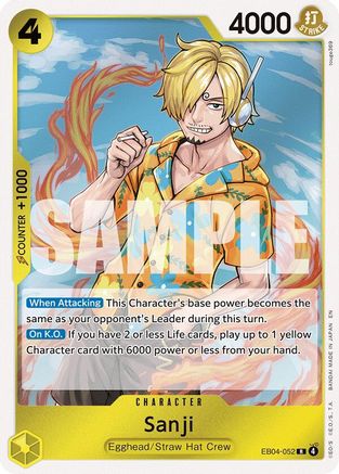 Sanji (EB04-052) (EB04-052) - Adventure on Kami's Island