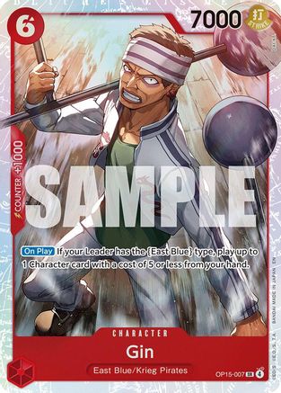 Gin (OP15-007) - Adventure on Kami's Island