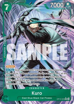 Kuro (Alternate Art) (OP15-025) - Adventure on Kami's Island