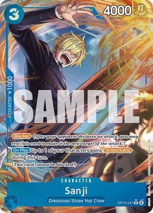 Sanji (OP15-047) (Alternate Art) (OP15-047) - Adventure on Kami's Island