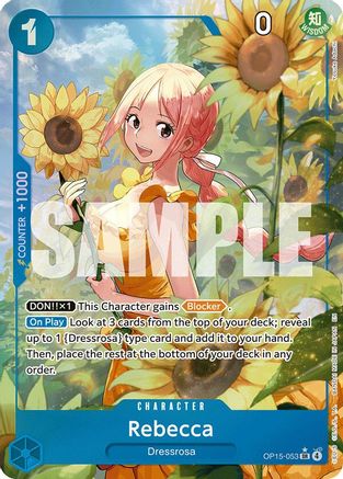Rebecca (OP15-053) (Alternate Art) (OP15-053) - Adventure on Kami's Island