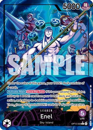 Enel (OP15-058) (Alternate Art) (OP15-058) - Adventure on Kami's Island
