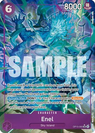 Enel (OP15-060) (Alternate Art) (OP15-060) - Adventure on Kami's Island