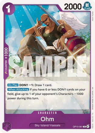 Ohm (OP15-061) - Adventure on Kami's Island