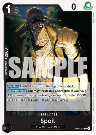 Spoil (OP15-083) - Adventure on Kami's Island