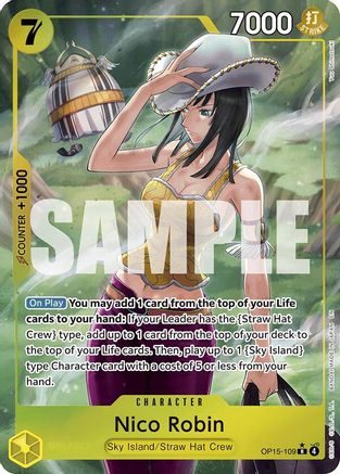 Nico Robin (OP15-109) (Alternate Art) (OP15-109) - Adventure on Kami's Island