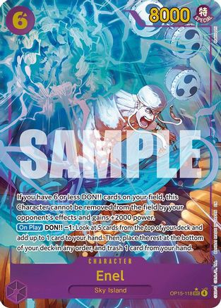 Enel (OP15-118) (Alternate Art) (OP15-118) - Adventure on Kami's Island
