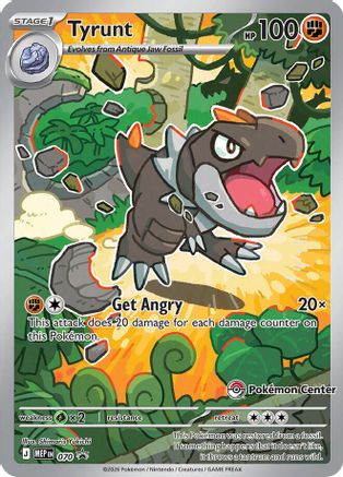 Tyrunt - 070 (Pokemon Center Exclusive) 70 - [ME Mega Evolution Promo] Holofoil