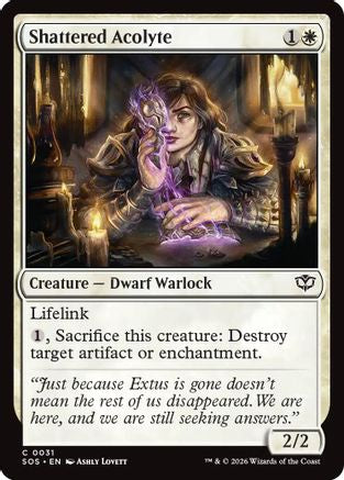Shattered Acolyte (SOS-031) - [Secrets of Strixhaven] Foil