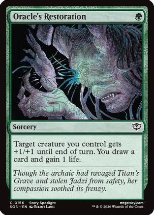 Oracle's Restoration (SOS-156) - [Secrets of Strixhaven] Foil