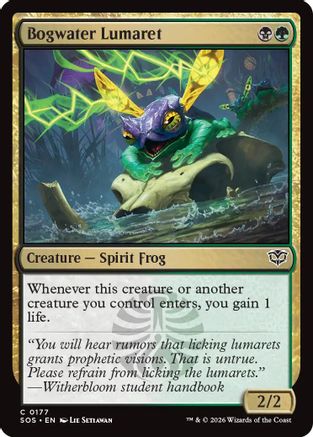 Bogwater Lumaret (SOS-177) - [Secrets of Strixhaven] Foil