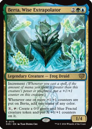 Berta, Wise Extrapolator (SOS-175) - [Secrets of Strixhaven]