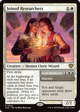 Joined Researchers (SOS-023) - [Secrets of Strixhaven] Foil