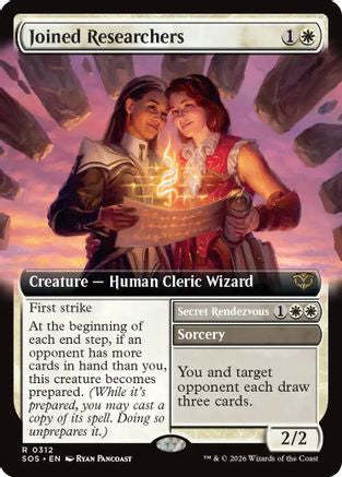 Joined Researchers (Extended Art) (SOS-312) - [Secrets of Strixhaven]