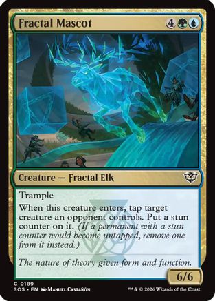 Fractal Mascot (SOS-189) - [Secrets of Strixhaven] Foil