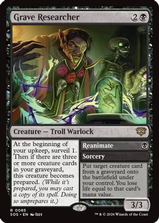 Grave Researcher (SOS-085) - [Secrets of Strixhaven]