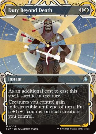 Duty Beyond Death (SOA-004) - [Secrets of Strixhaven: Mystical Archive] Foil