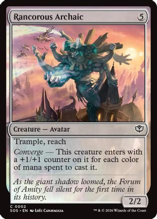 Rancorous Archaic (SOS-002) - [Secrets of Strixhaven]