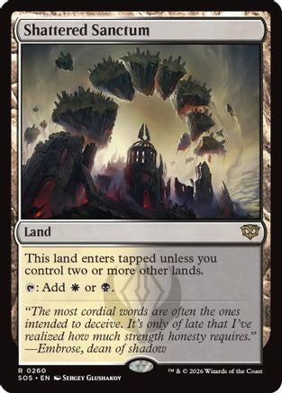 Shattered Sanctum (SOS-260) - [Secrets of Strixhaven] Foil