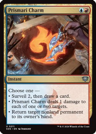 Prismari Charm (SOS-211) - [Secrets of Strixhaven] Foil