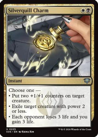 Silverquill Charm (SOS-225) - [Secrets of Strixhaven] Foil