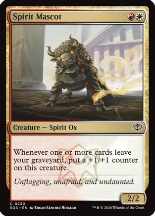 Spirit Mascot (SOS-230) - [Secrets of Strixhaven] Foil