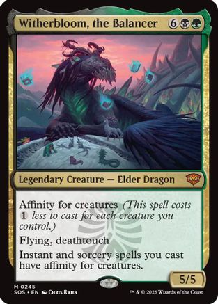 Witherbloom, the Balancer (SOS-245) - [Secrets of Strixhaven] Foil