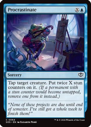 Procrastinate (SOS-064) - [Secrets of Strixhaven]