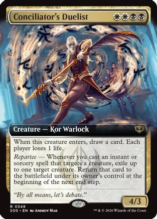 Conciliator's Duelist (Extended Art) (SOS-348) - [Secrets of Strixhaven]