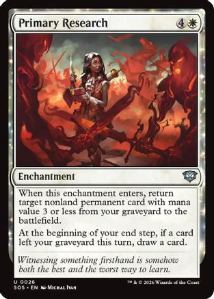 Primary Research (SOS-026) - [Secrets of Strixhaven] Foil