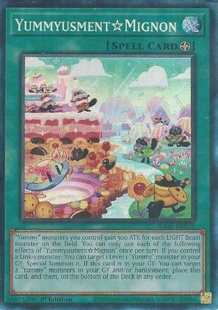 YummyusmentAcroquey (Collector's Rare) (RA05-EN073) - Rarity Collection 5 1st Edition