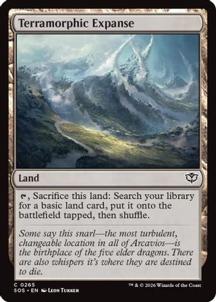 Terramorphic Expanse (SOS-265) - [Secrets of Strixhaven] Foil
