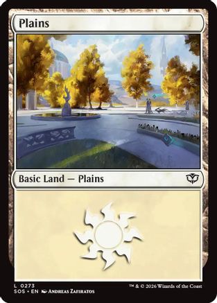 Plains (0273) (SOS-273) - [Secrets of Strixhaven] Foil