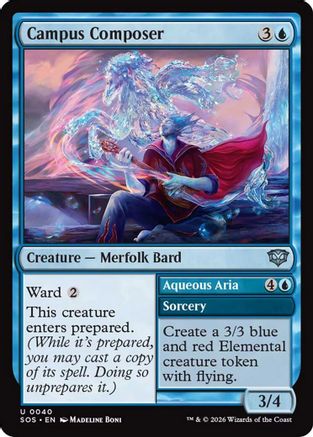 Campus Composer (SOS-040) - [Secrets of Strixhaven] Foil