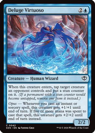 Deluge Virtuoso (SOS-042) - [Secrets of Strixhaven] Foil
