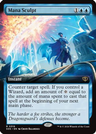 Mana Sculpt (Extended Art) (SOS-319) - [Secrets of Strixhaven] Foil