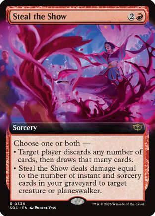 Steal the Show (Extended Art) (SOS-336) - [Secrets of Strixhaven] Foil