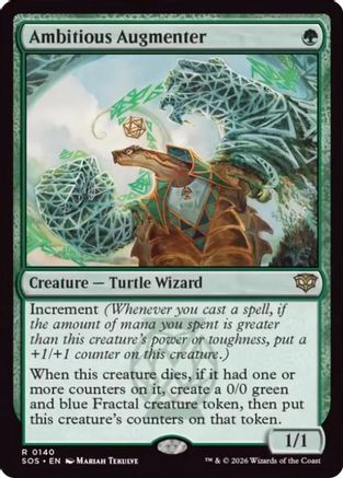 Ambitious Augmenter (SOS-140) - [Secrets of Strixhaven] Foil